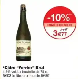 Monop' Cidre verrier brut offre