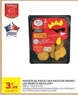 Intermarché Hyper Nuggets de Poulet des Hauts-de-France Les Secrets Volailles offre