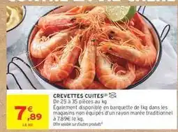 Intermarché Hyper CREVETTES CUITES offre