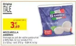 Intermarché Hyper Mozzarella Ambrosi offre