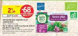 Intermarché Hyper INFUSION BIO VENTRE PLAT JARDIN BIO offre