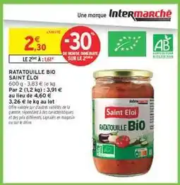 Intermarché Hyper RATATOUILLE BIO SAINT ÉLOI offre