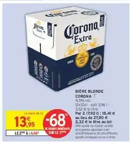 Intermarché Hyper Corona Extra offre