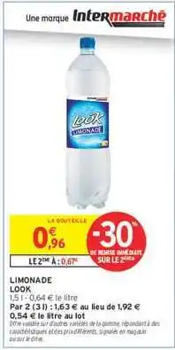 Intermarché Hyper LIMONADE LOOK offre