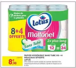 Intermarché Hyper Lotus Moltonel Papier Hygiénique offre