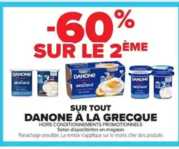 Carrefour Sur tout danone à la grecque offre