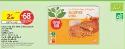 Intermarché GALETTES BIO ORGE & BOULGOUR AU CHÈVRE ET MIEL offre