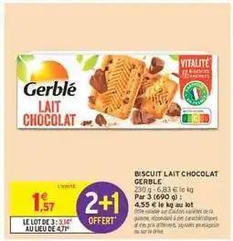 Intermarché BISCUIT LAIT CHOCOLAT GERBLE offre