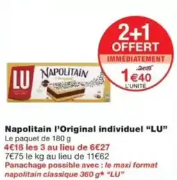 Monop' Napolitain l'original individuel lu offre