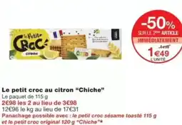 Monop' Le petit croc au citron chiche offre
