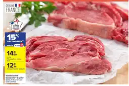 Carrefour Viande bovine: basse côte à griller offre