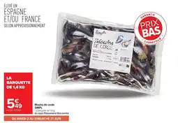 Carrefour Market Simpl Moules de corde offre