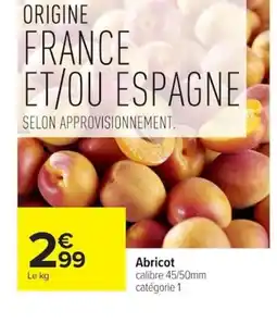 Carrefour Abricot offre