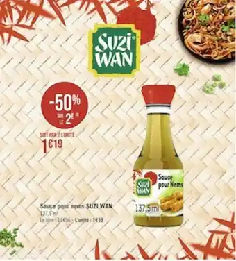 Casino Supermarchés Sauce pour nems SUZI WAN offre