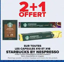 Carrefour STARBUCKS Sur toutes les capsules x10 et x18 house blend offre