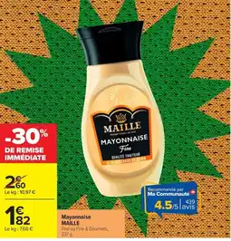 Carrefour MAILLE Mayonnaise offre