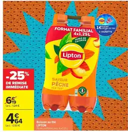 Carrefour LIPTON Boisson au thé offre