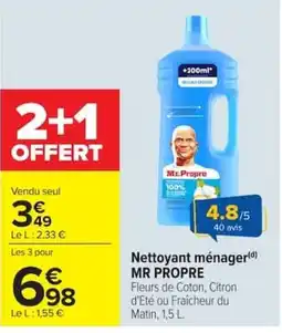 Carrefour MR PROPRE Nettoyant ménager offre
