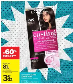 Carrefour L'ORÉAL PARIS Coloration casting offre