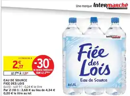 Intermarché Express Fiee des lois eau de source offre