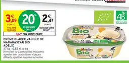 Intermarché Express Adélie crème glacée vanille de madagascar bio offre