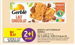 Intermarché Express Gerble biscuit lait chocolat offre