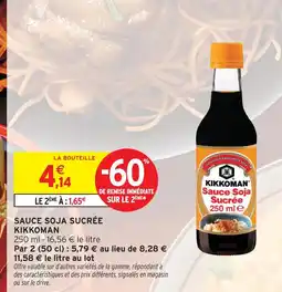 Intermarché Express Kikkoman sauce soja sucrée offre