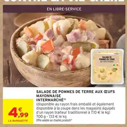 Intermarché Intermarché salade de pommes de terre aux œufs mayonnaise offre