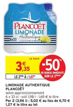 Intermarché Plancoët limonade authentique offre