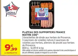 Intermarché Maître coq plateau des supporters france offre