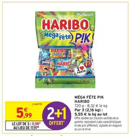 Intermarché Haribo méga fête pik offre
