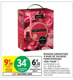 Intermarché Very pamp boisson aromatisée à base de vin rosé pamplemousse offre