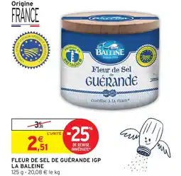 Intermarché La baleine fleur de sel de guérande igp offre