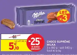 Intermarché Milka choco suprême offre