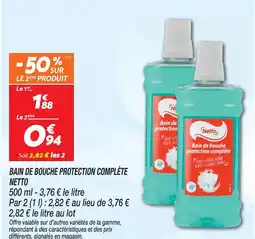 Netto Netto bain de bouche protection complète offre