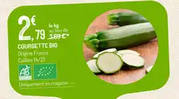 Botanic Courgette bio offre