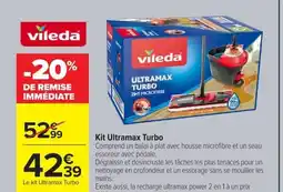 Carrefour VILEDA Kit Ultramax Turbo offre
