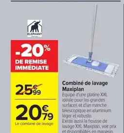 Carrefour Combiné de lavage Maxiplan offre