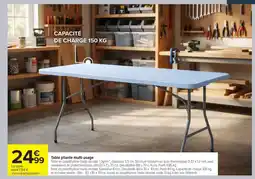 Carrefour Table pliante multi-usage offre