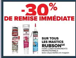 Carrefour RUBSON Sur tous les mastics offre