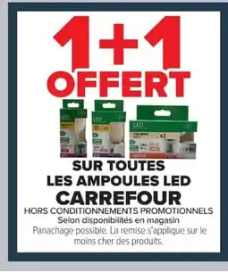 Carrefour CARREFOUR Sur toutes les ampoules led offre