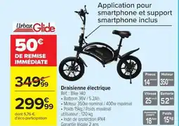 Carrefour URBAN GLIDE Draisienne électrique offre