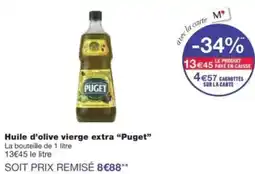 Monop' Huile d'olive vierge extra puget offre