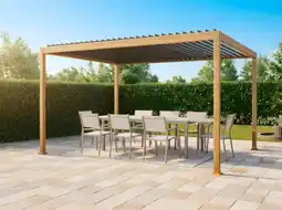 Brico Dépôt Pergola à lames orientables 4 x 3 m offre