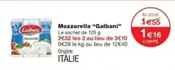 Monop' Mozzarella galbani offre