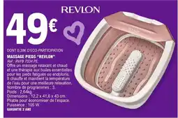 E.Leclerc Revlon - massage pieds revision offre