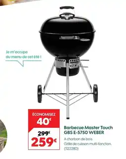 Truffaut WEBER Barbecue Master Touch GBS E-5750 offre
