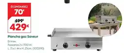 Truffaut Plancha gaz Saveur offre