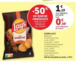 Super U LAY'S Chips offre