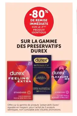 Super U DUREX Sur la gamme des preservatifs offre